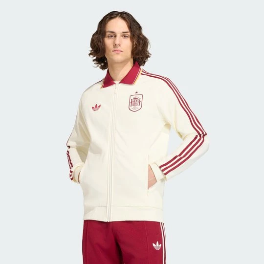 Zdjęcie produktu Wyjazdowa bluza reprezentacyjna Hiszpania Adidas Off White