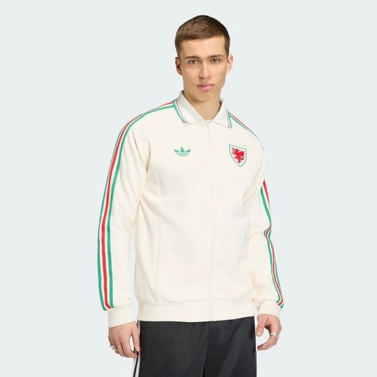 Zdjęcie produktu Wyjazdowa bluza reprezentacyjna Walia Adidas Chalk White