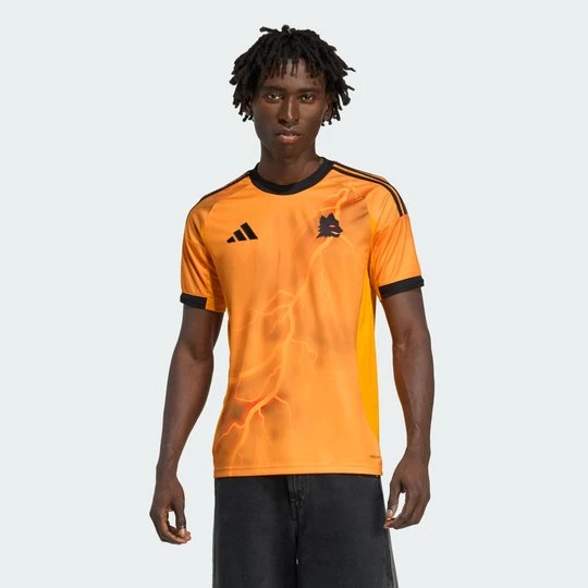 Zdjęcie produktu Wyjazdowa koszulka AS Roma 25/26 Adidas Crew Orange