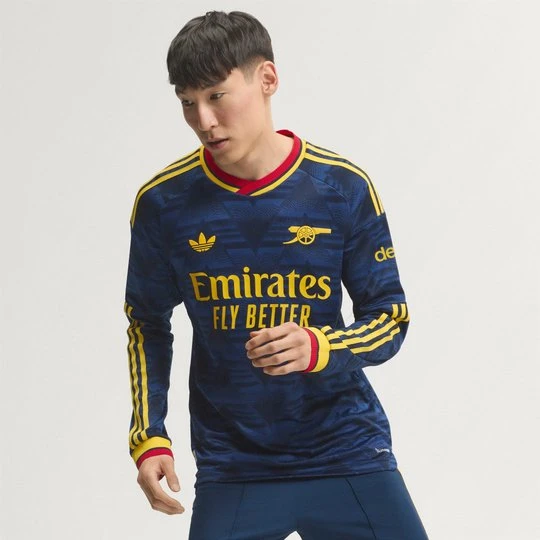 Zdjęcie produktu Wyjazdowa koszulka z długim rękawem Arsenal FC 26 / 27 Authentic Adidas Collegiate Navy