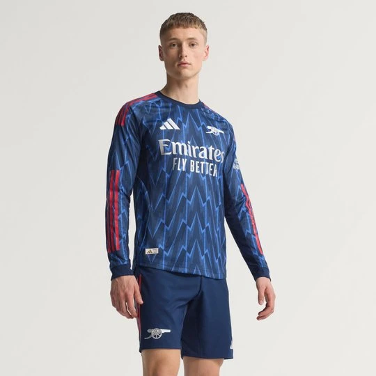 Zdjęcie produktu Wyjazdowa koszulka z długim rękawem Arsenalu 25 / 26, wersja autentyczna Adidas