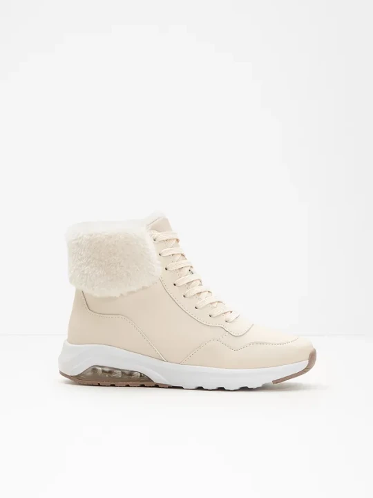 Zdjęcie produktu Wysokie sneakersy BonPrix beżowy