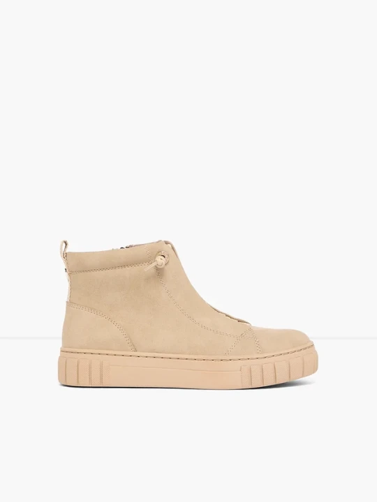Zdjęcie produktu Wysokie sneakersy Marco Tozzi na platformie BonPrix brązowy