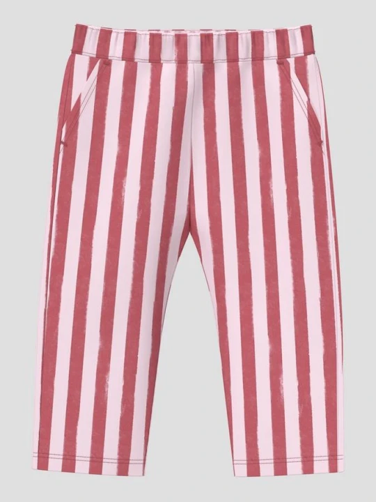 Zdjęcie produktu Wzorzyste spodnie dresowe unisex s.Oliver różowy