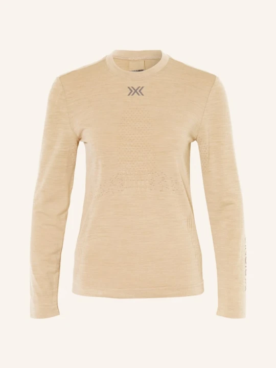 Zdjęcie produktu X-Bionic Koszulka Funkcjonalna Mightywool Z Wełną Merynosową beige JASNOBRĄZOWY