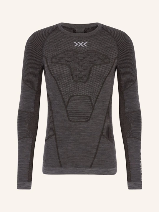 Zdjęcie produktu X-Bionic Koszulka Funkcyjna Symbio Merino Z Wełny Merino grau CZIEMNOSZARY