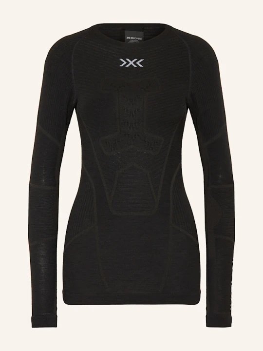 Zdjęcie produktu X-Bionic Koszulka Funkcyjna Symbio Merino Z Wełny Merino schwarz CZARNY