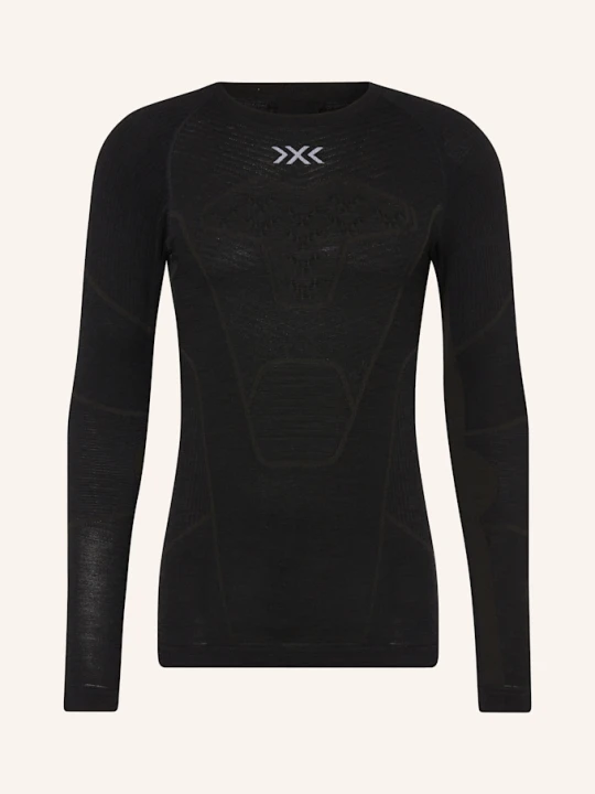 Zdjęcie produktu X-Bionic Koszulka Funkcyjna Symbio Merino Z Wełny Merino schwarz CZARNY