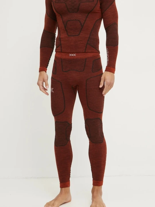 Zdjęcie produktu X-Bionic legginsy funkcyjne Symbio Merino czerwony