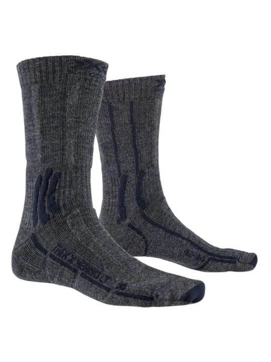 Zdjęcie produktu X-Bionic Skarpety trekkingowe "X Merino" w kolorze antracytowym rozmiar: 45-47