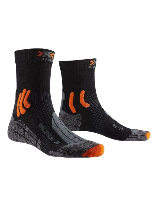 Zdjęcie produktu X-Bionic Zimowe skarpety "4.0" w kolorze czarnym do biegania rozmiar: 42-44