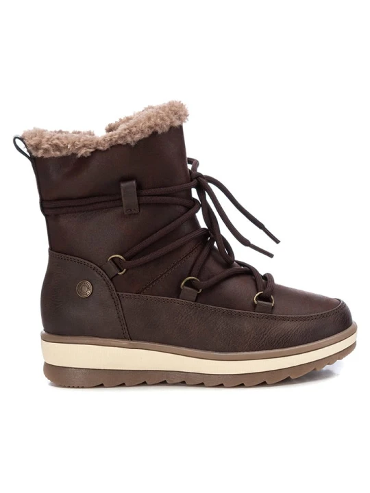 Zdjęcie produktu XTI Kids Botki zimowe w kolorze brązowym rozmiar: 38
