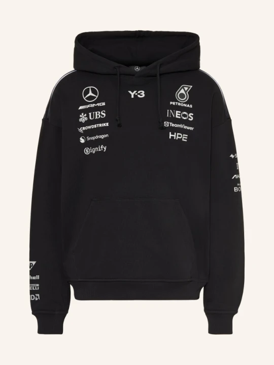 Zdjęcie produktu Y-3 Bluza Z Kapturem Mercedes - Amg Petronas Formula One Team schwarz
