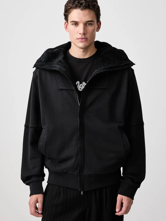 Zdjęcie produktu Y-3 FT NINJA HD bluza rozpinana z kapturem bawełniana męska