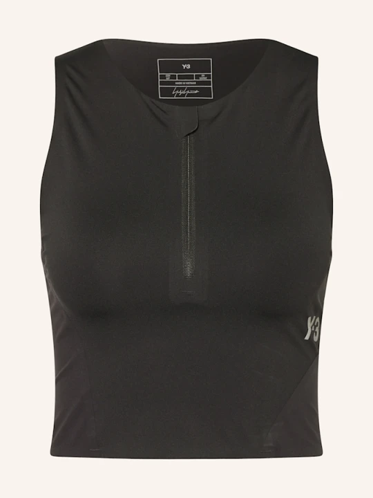 Zdjęcie produktu Y-3 Krótki Top Run schwarz CZARNY