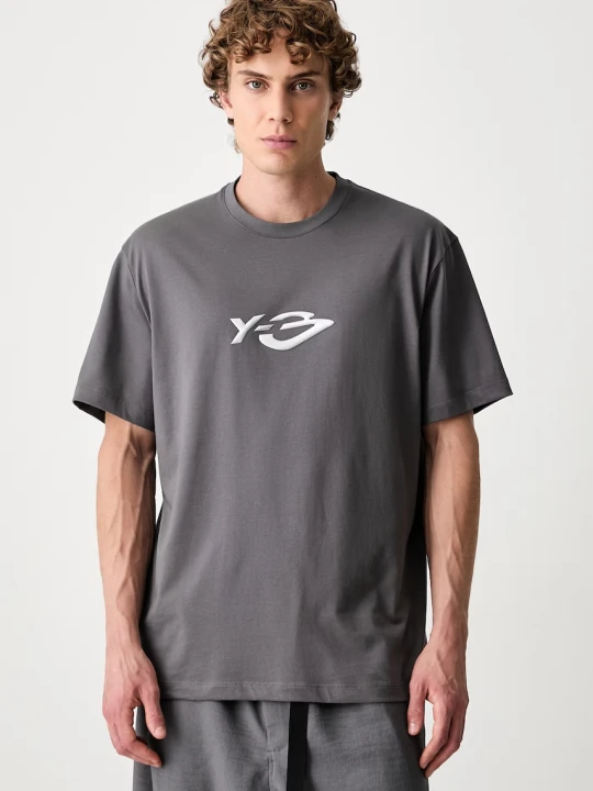 Zdjęcie produktu Y-3 LOGO LS TEE T-shirt bawełniany męski