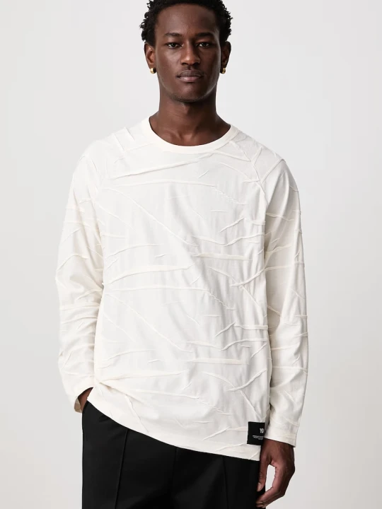 Zdjęcie produktu Y-3 PLT OVS LS TEE longsleeve męski bawełniany
