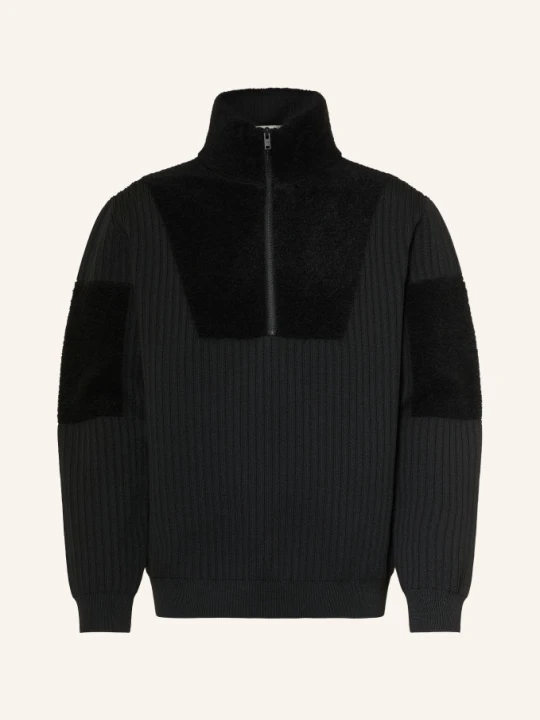 Zdjęcie produktu Y-3 Sweter Typu Troyer schwarz CZARNY