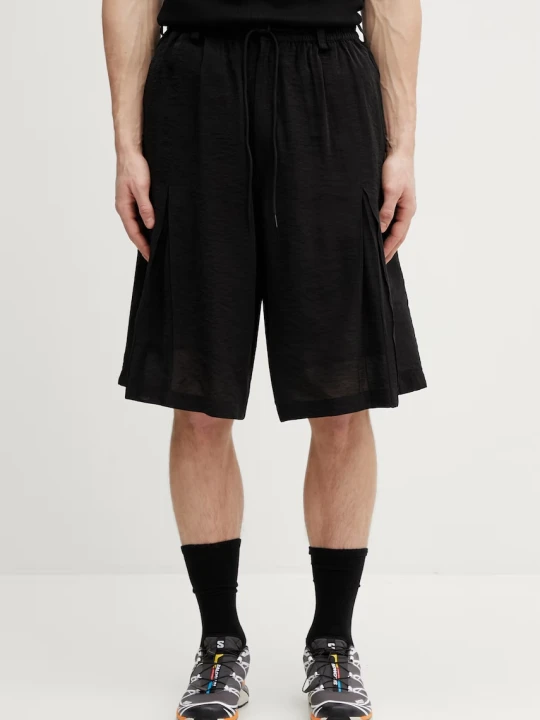 Zdjęcie produktu Y-3 szorty z domieszką lnu CV PLT SHORT