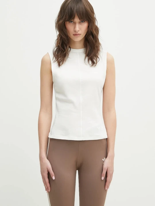 Zdjęcie produktu Y-3 top bawełniany Fitted Tank Top