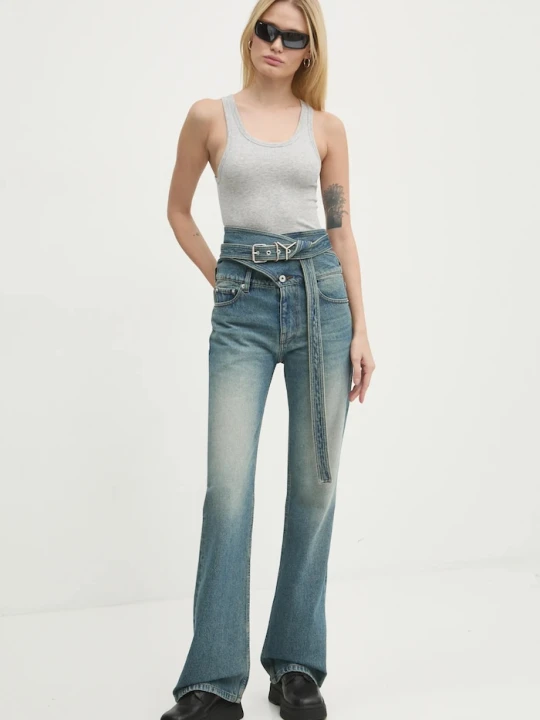 Zdjęcie produktu Y/Project jeansy WRAP BELT JEANS niebieski