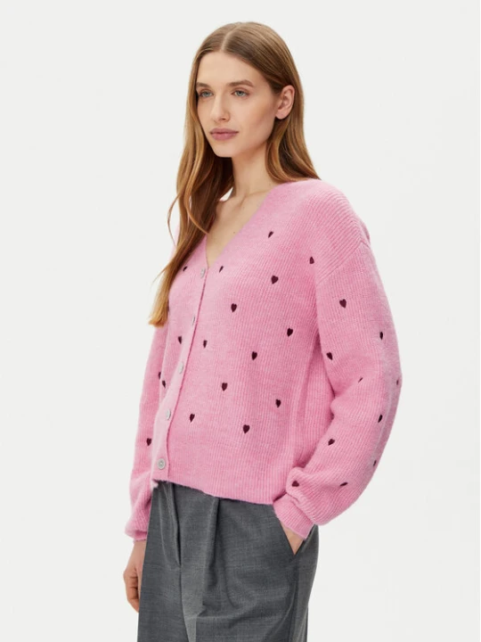 Zdjęcie produktu YAS Kardigan Bow 26034899 Różowy Regular Fit