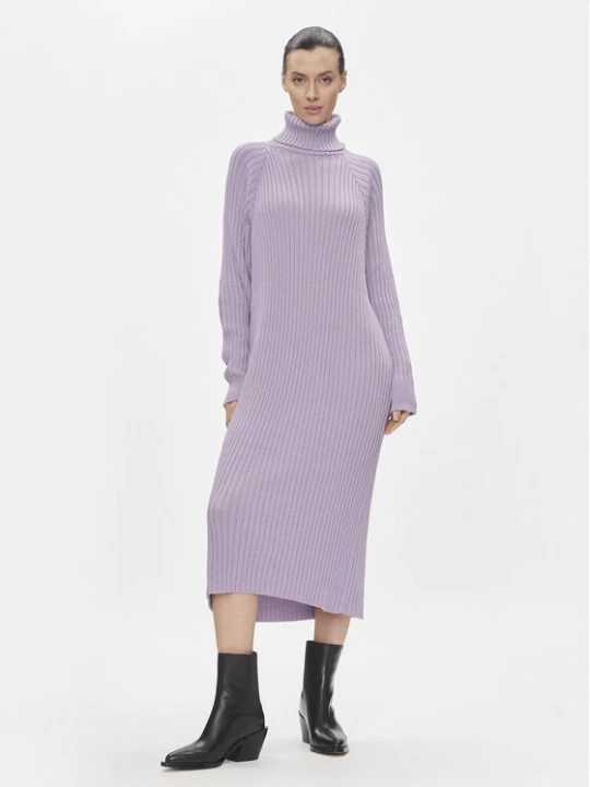 Zdjęcie produktu YAS Sukienka dzianinowa Mavi 26028660 Fioletowy Regular Fit