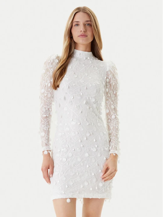 Zdjęcie produktu YAS Sukienka koktajlowa 26030914 Biały Slim Fit