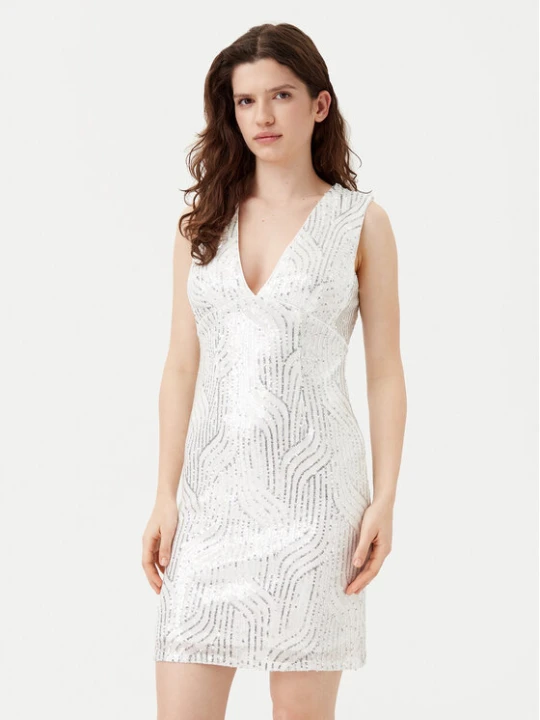 Zdjęcie produktu YAS Sukienka koktajlowa Olga 26036725 Srebrny Regular Fit