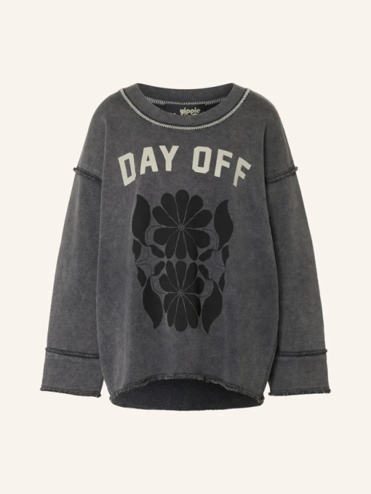 Zdjęcie produktu Yippie Hippie Bluza Oversize grau szary