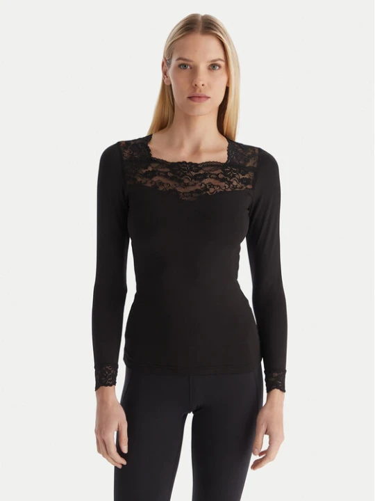Zdjęcie produktu Ysabel Mora Bielizna termoaktywna górna 70005 Czarny Slim Fit
