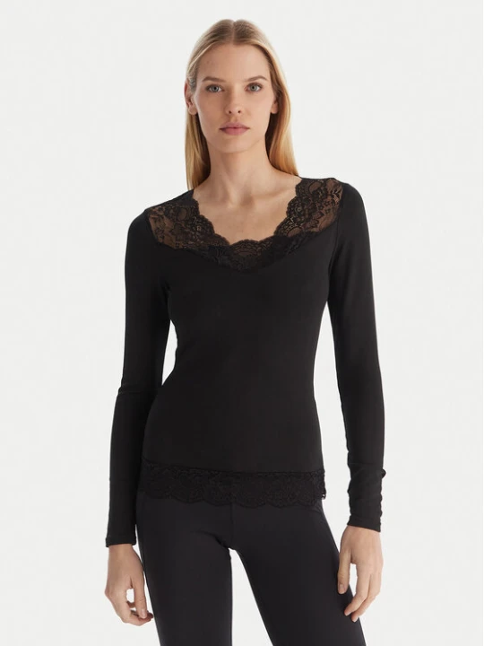 Zdjęcie produktu Ysabel Mora Bielizna termoaktywna górna 70033 Czarny Slim Fit