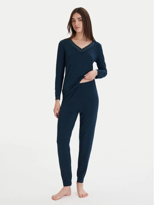 Zdjęcie produktu Ysabel Mora Piżama 10766 Granatowy Regular Fit