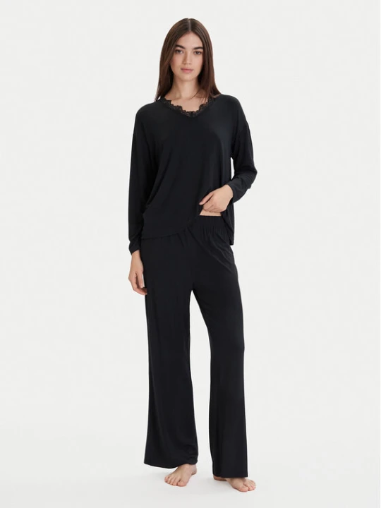 Zdjęcie produktu Ysabel Mora Piżama 10773 Czarny Relaxed Fit