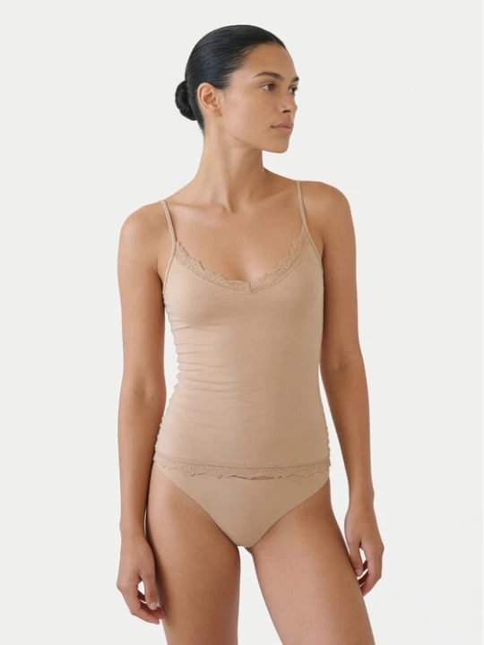 Zdjęcie produktu Ysabel Mora Podkoszulek 19459 Beżowy jasny Slim Fit