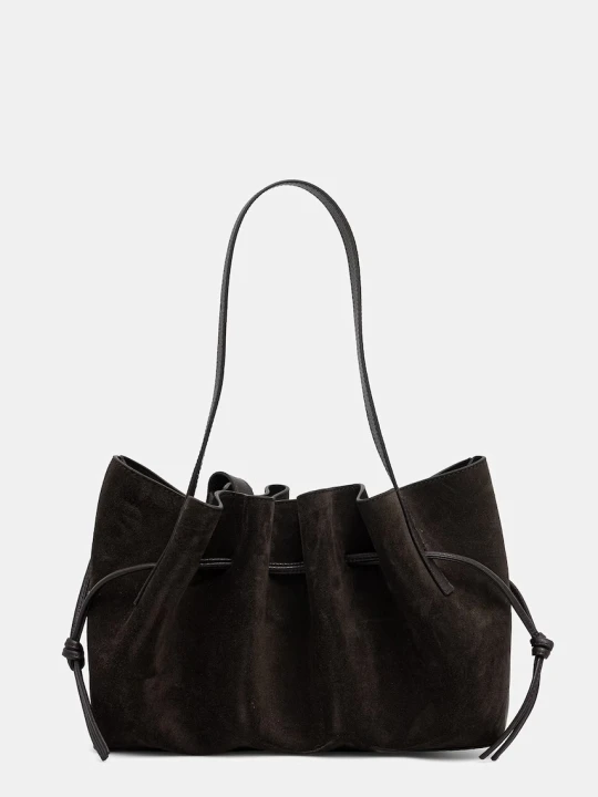 Zdjęcie produktu Yuzefi SCALLOP SHOULDER torebka hobo damska zamszowa