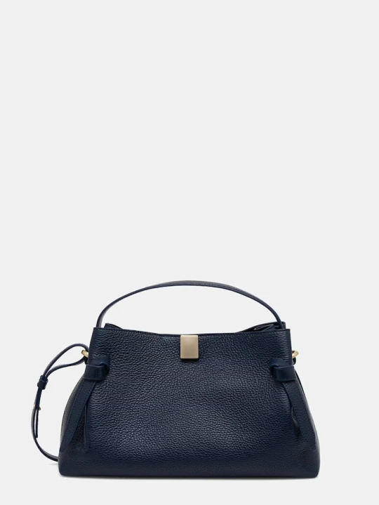 Zdjęcie produktu Yuzefi torebka crossbody damska skórzana GYOZA granatowy