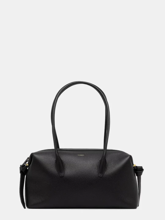 Zdjęcie produktu Yuzefi torebka shopper damska skórzana BRIOCHE DUFFLE czarny