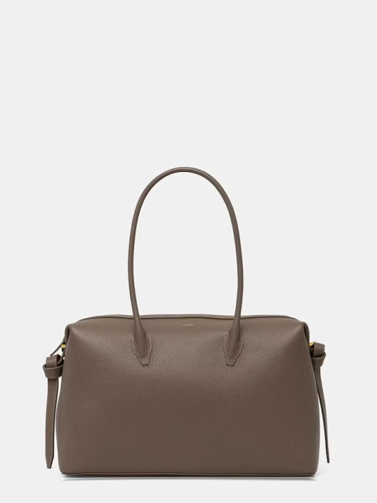 Zdjęcie produktu Yuzefi torebka shopper damska skórzana LARGE BRIOCHE DUFFLE brązowy