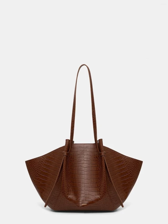 Zdjęcie produktu Yuzefi torebka shopper damska skórzana LARGE MOCHI brązowy