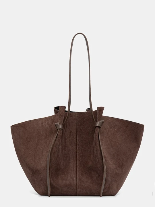 Zdjęcie produktu Yuzefi torebka shopper damska zamszowa XL MOCHI brązowy