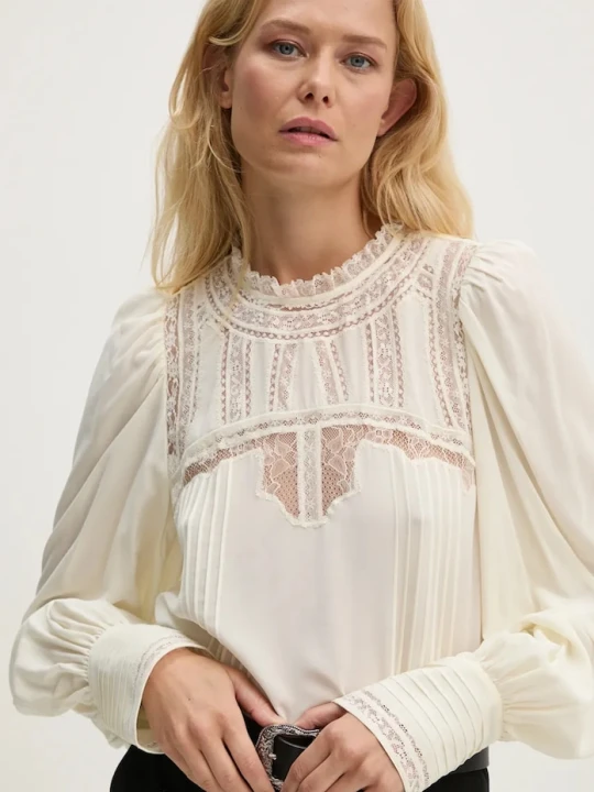 Zdjęcie produktu ZADIG&VOLTAIRE bluzka jedwabna beżowy