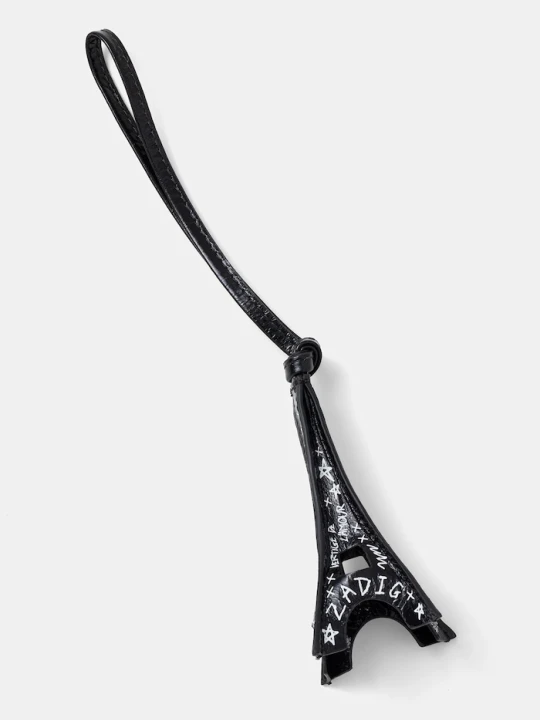 Zdjęcie produktu ZADIG&VOLTAIRE brelok skórzany czarny