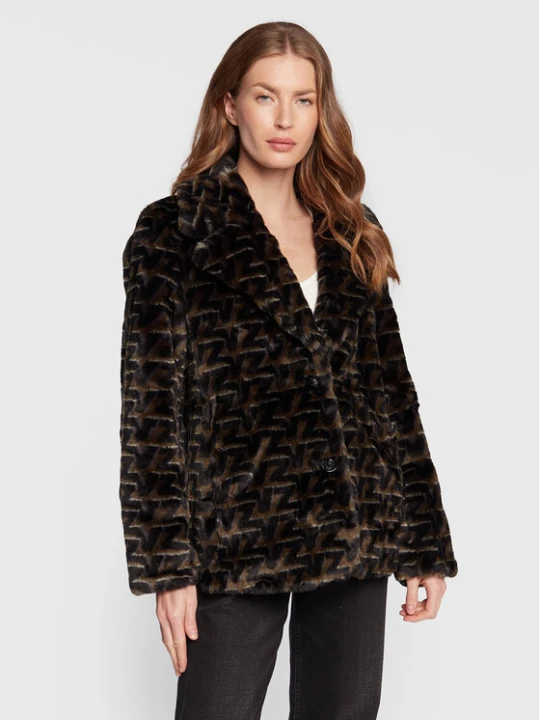 Zdjęcie produktu Zadig & Voltaire Futro Fera WWCO00177 Zielony Regular Fit
