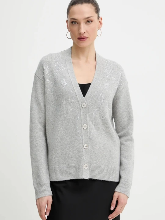 Zdjęcie produktu ZADIG&VOLTAIRE kardigan kaszmirowy szary