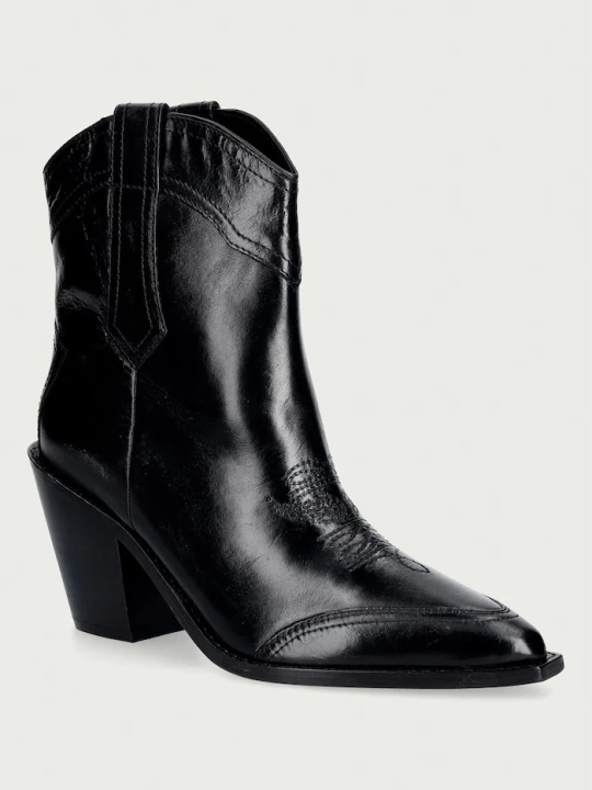 Zdjęcie produktu Zadig&Voltaire kowbojki damskie skórzane Cara Spazzo czarny
