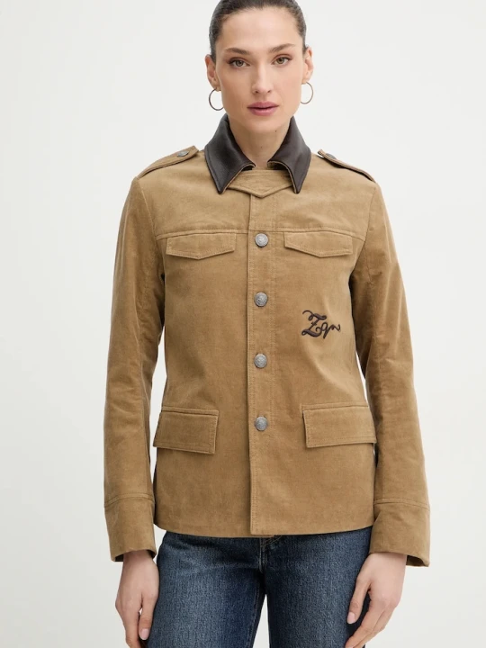 Zdjęcie produktu ZADIG&VOLTAIRE kurtka sztruksowa beżowy