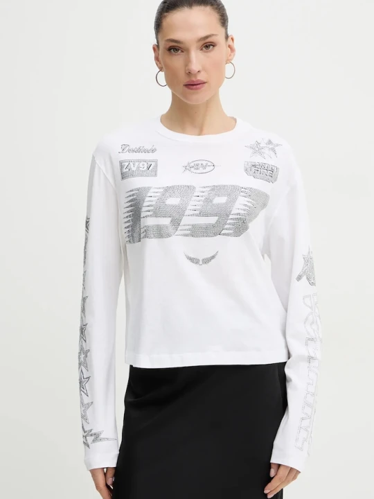 Zdjęcie produktu ZADIG&VOLTAIRE longsleeve bawełniany biały