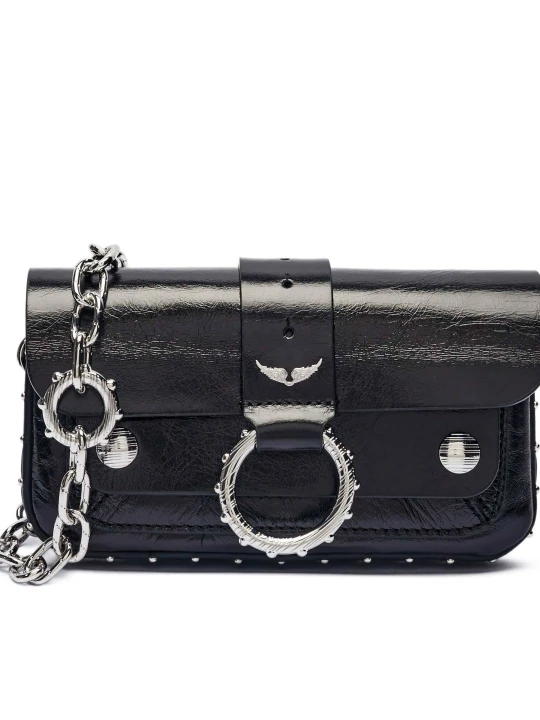 Zdjęcie produktu Zadig&Voltaire Skórzana kopertówka / portfel KATE czarny