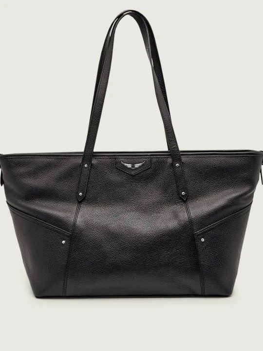 Zdjęcie produktu Zadig&Voltaire Skórzana shopperka Z czarny